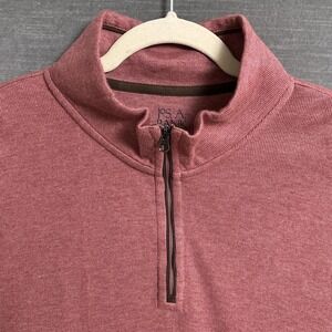 Jos A Bank Pullover XXL Red Cotton Traditional Fit Business Casual Sweater